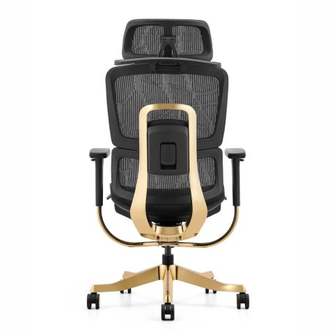 Fotel ergonomiczny ANGEL biurowy obrotowy Glamour Gold ANGEL Fotel ergonomiczny ANGEL biurowy obrotowy Glamour Gold ANGEL