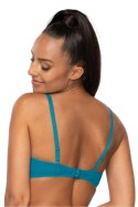 Biustonosz push up Biustonosz Push-up Model Maureen M-3808/11/1 Beige/Turkus - Mat Mat