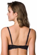 Biustonosz push up Biustonosz Push-up Model Nerine M-3931/11 Black - Mat Mat