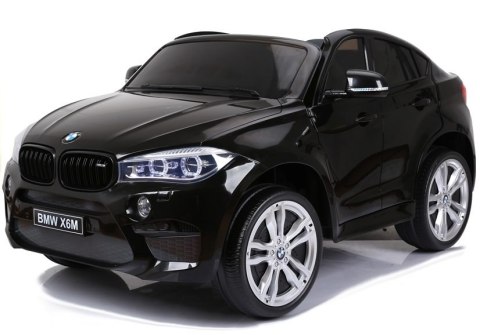Auto Na Akumulator BMW X6M Czarne Dwuosobowy Fotel LEAN CARS Auto Na Akumulator BMW X6M Czarne Dwuosobowy Fotel LEAN CARS