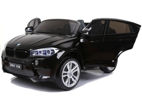 Auto Na Akumulator BMW X6M Czarne Dwuosobowy Fotel LEAN CARS Auto Na Akumulator BMW X6M Czarne Dwuosobowy Fotel LEAN CARS