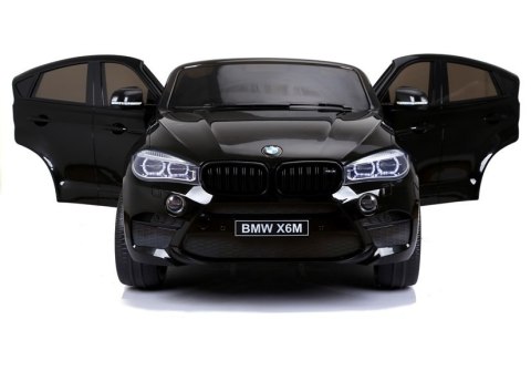 Auto Na Akumulator BMW X6M Czarne Dwuosobowy Fotel LEAN CARS Auto Na Akumulator BMW X6M Czarne Dwuosobowy Fotel LEAN CARS