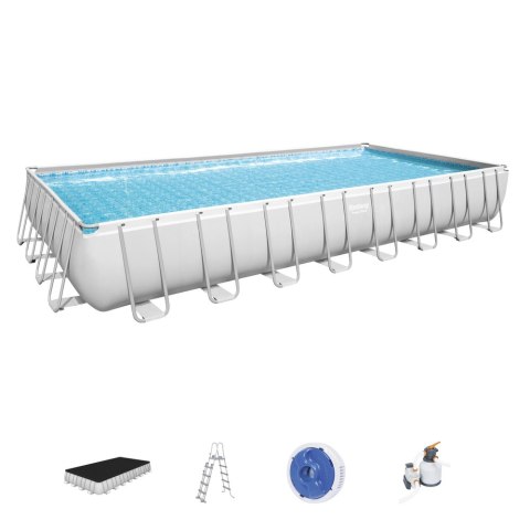 Basen Ogrodowy Stelażowy 956 x 488 x 132 cm Bestway 56623 Bestway Basen Ogrodowy Stelażowy 956 x 488 x 132 cm Bestway 56623 Bestway
