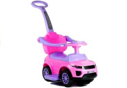 Jeździk z Pchaczem 614W Różowy LEAN CARS
