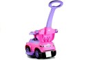 Jeździk z Pchaczem 614W Różowy LEAN CARS
