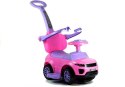 Jeździk z Pchaczem 614W Różowy LEAN CARS