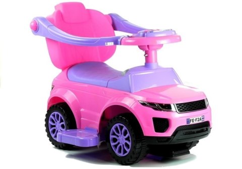 Jeździk z Pchaczem 614W Różowy LEAN CARS Jeździk z Pchaczem 614W Różowy LEAN CARS
