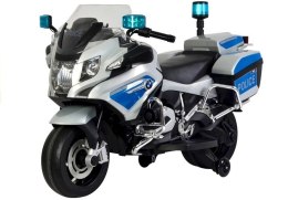 Motor na Akumulator BMW R1200 Policja Srebrny LEAN CARS