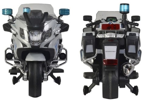 Motor na Akumulator BMW R1200 Policja Srebrny LEAN CARS