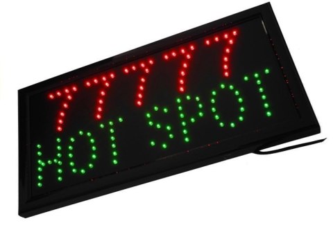 Tablica Ledowa Reklama HOT SPOT 77777 2785 LEAN Tablica Ledowa Reklama HOT SPOT 77777 2785 LEAN
