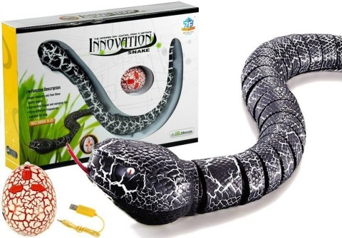 Wąż Sterowany Pilotem na Podczerwień Czarny LEAN Toys Wąż Sterowany Pilotem na Podczerwień Czarny LEAN Toys