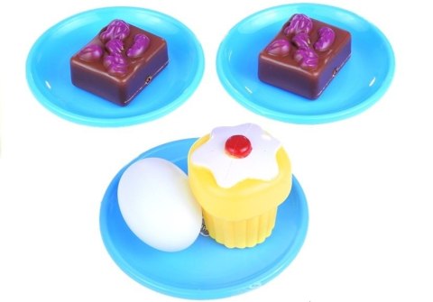 Zestaw Kuchenny Mikser Garnki Jedzenie Akcesoria LEAN Toys Zestaw Kuchenny Mikser Garnki Jedzenie Akcesoria LEAN Toys