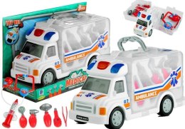 Zestaw Lekarski w Ambulansie Walizka 9 Elementów LEAN Toys