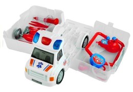 Zestaw Lekarski w Ambulansie Walizka 9 Elementów LEAN Toys