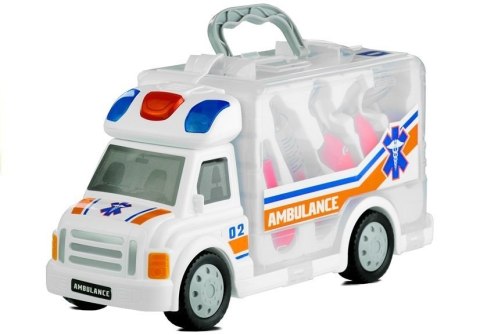 Zestaw Lekarski w Ambulansie Walizka 9 Elementów LEAN Toys Zestaw Lekarski w Ambulansie Walizka 9 Elementów LEAN Toys