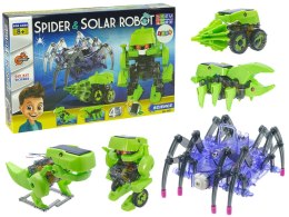 Zestaw Naukowy Robot Solarny Zestaw 4 w 1 + Pająk LEAN Toys