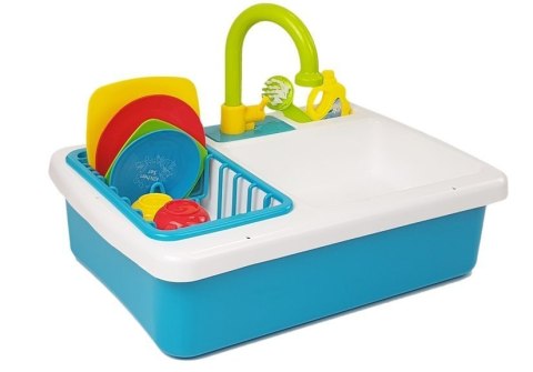 Zlewozmywak z kuchenką do Zabawy w Kuchnię z Wodą LEAN Toys Zlewozmywak z kuchenką do Zabawy w Kuchnię z Wodą LEAN Toys