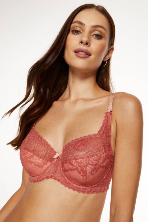 Biustonosz Soft Biustonosz Semi-Soft Model Bisou B3 Miedziany - Gorteks Gorteks Biustonosz Soft Biustonosz Semi-Soft Model Bisou B3 Miedziany - Gorteks Gorteks