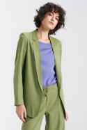 Marynarka lniana Z55 Green Pistacja - Nife Nife