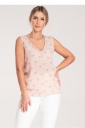 Bluzka Model M1076 Pink - Figl Figl Bluzka Model M1076 Pink - Figl Figl