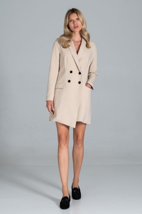 Sukienka Model M822 Beige - Figl Figl Sukienka Model M822 Beige - Figl Figl