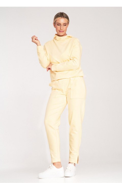 Bluza Damska Model M1034 Yellow - Figl Figl Bluza Damska Model M1034 Yellow - Figl Figl