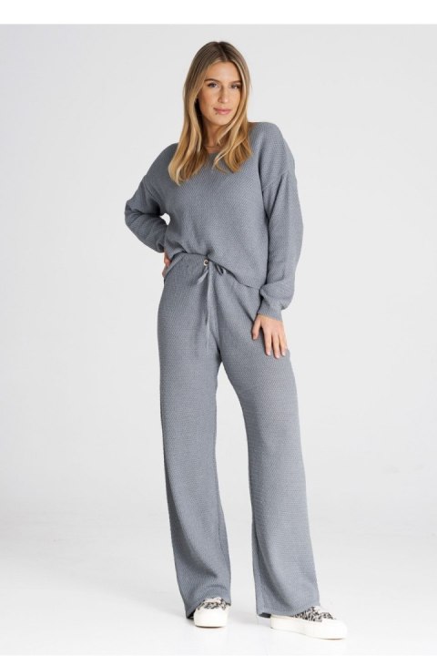 Spodnie Komplet Model M986 Dark Grey - Figl Figl Spodnie Komplet Model M986 Dark Grey - Figl Figl