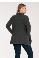Sweter Kardigan Model M1043 Dark Grey - Figl Figl Sweter Kardigan Model M1043 Dark Grey - Figl Figl