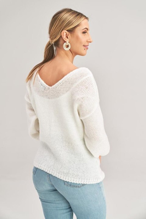Sweter Damski Model M994 Ecru - Figl Figl Sweter Damski Model M994 Ecru - Figl Figl