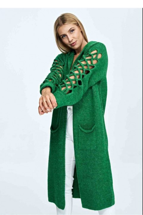 Sweter Kardigan Model M912 Green - Figl Figl Sweter Kardigan Model M912 Green - Figl Figl