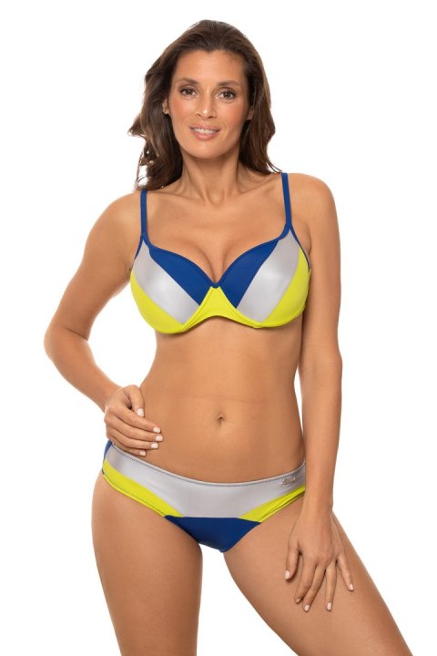 Kostium dwuczęściowy Kostium kąpielowy Model Gilari M-676 Blue/Limonka - Marko Marko