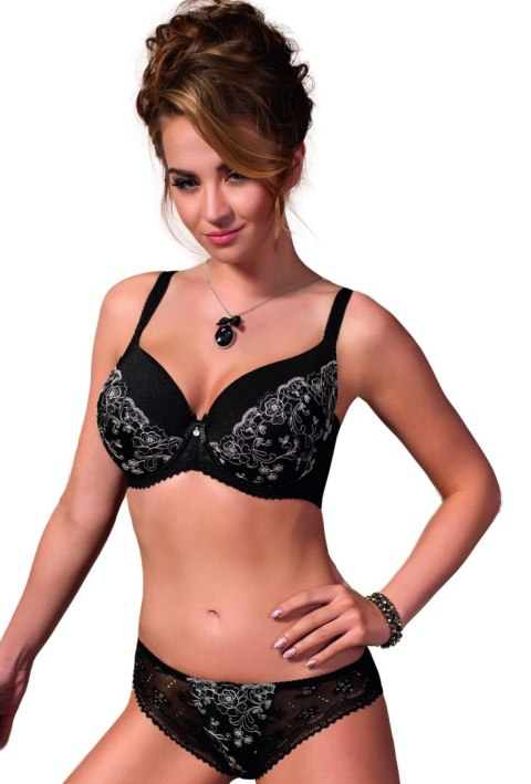 Biustonosz push up Biustonosz Usztywniany Model VB-242 Black - Vena Vena Biustonosz push up Biustonosz Usztywniany Model VB-242 Black - Vena Vena