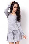 Sukienka Agnes 201 Gray - IVON IVON Sukienka Agnes 201 Gray - IVON IVON