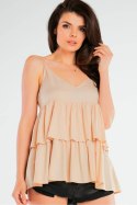 Bluzka Model A432 Beige - awama Awama