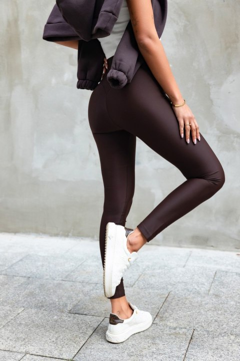 Legginsy Model Naomar T29 Chocolate - IVON IVON