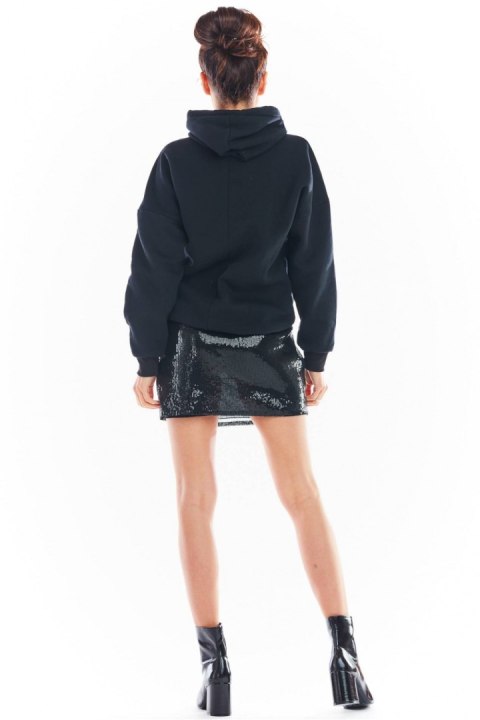 Spódnica Model A403 Cekiny Black - awama Awama Spódnica Model A403 Cekiny Black - awama Awama