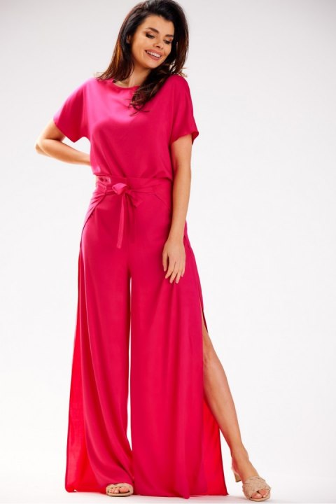 Spodnie Damskie Model A589 Fuksja - awama Awama Spodnie Damskie Model A589 Fuksja - awama Awama