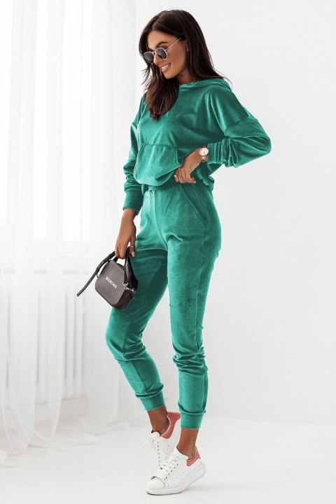 Spodnie Komplet Model Louis D20 Green - IVON IVON Spodnie Komplet Model Louis D20 Green - IVON IVON