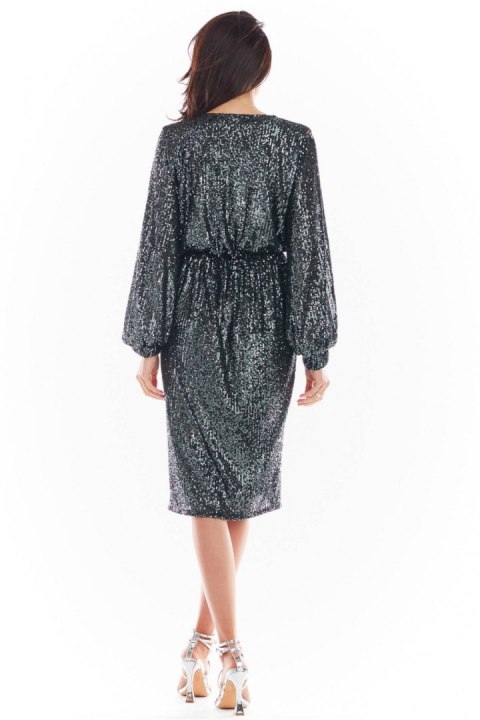 Sukienka Model A399 Cekiny Grafit - awama Awama Sukienka Model A399 Cekiny Grafit - awama Awama