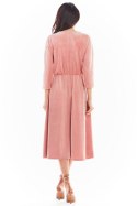 Sukienka Model A407 Welur Pink - awama Awama