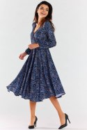Sukienka Model A466 Navy Pattern - awama Awama