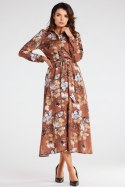 Sukienka Model A467 Brown Pattern - awama Awama