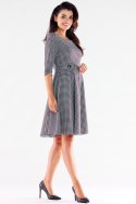 Sukienka Model A520 Houndstooth - awama Awama