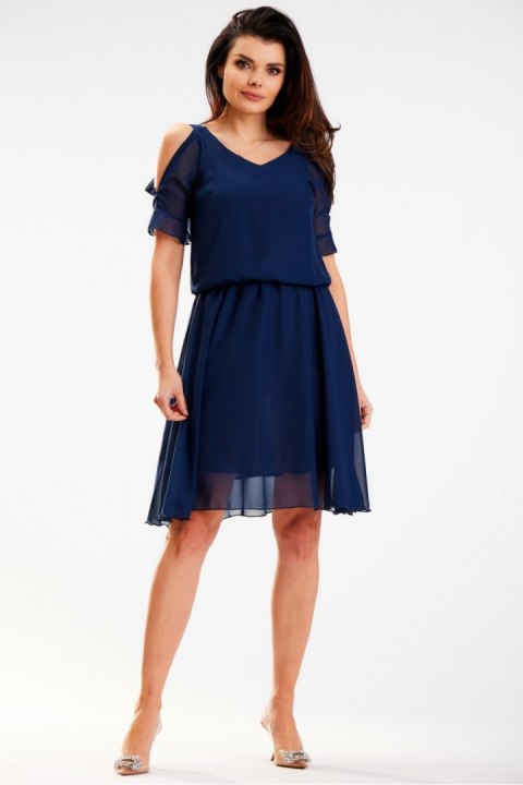 Sukienka Model A572 Navy - awama Awama Sukienka Model A572 Navy - awama Awama