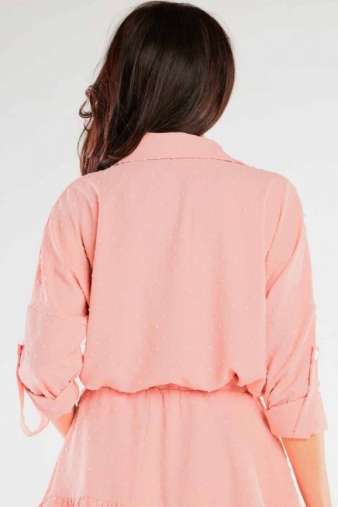 Koszula Damska Model A425 Powder Pink - awama Awama
