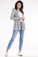 Sweter Kardigan Model A655 Grey - awama Awama