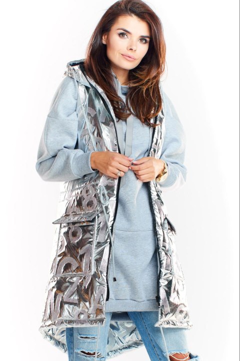 Kamizelka Damska Model A332 Silver - awama Awama