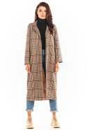 Płaszcz Damski Model A368 Brown - awama Awama