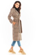 Płaszcz Damski Model A368 Brown - awama Awama