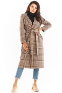 Płaszcz Damski Model A368 Brown - awama Awama